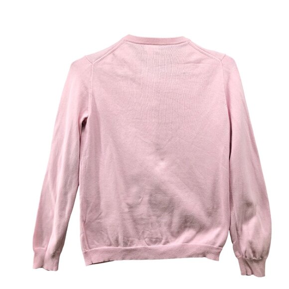 Crewcuts Girls XL 12-14 Casey Cardigan Sweater Rainbow Buttons Light Pink - Picture 2 of 9